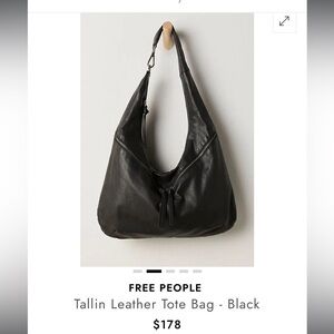 Free People Tallin Leather Tote Bag